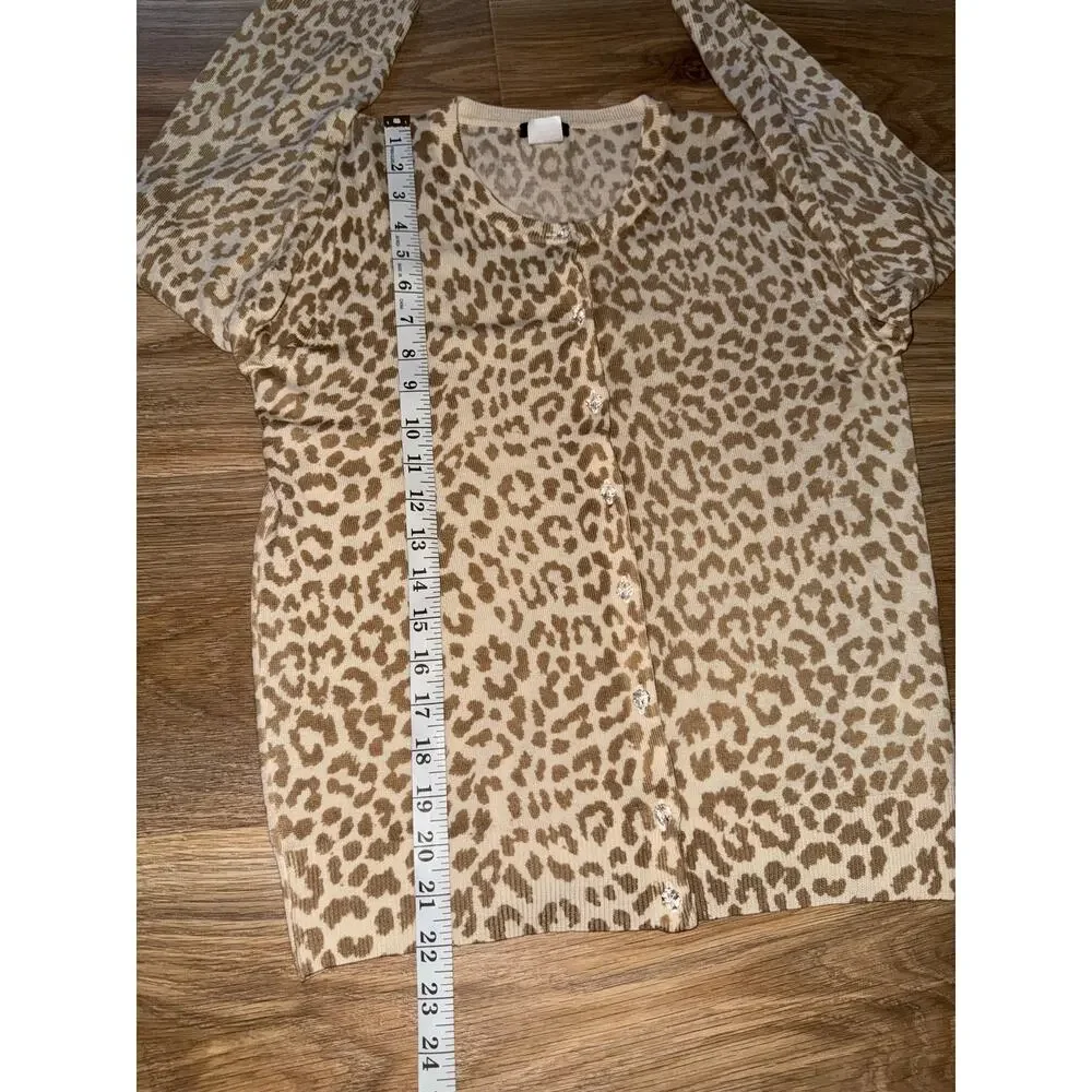 J. CREW 100% Merino Wool Soft Button up cardigan sweater - size Large